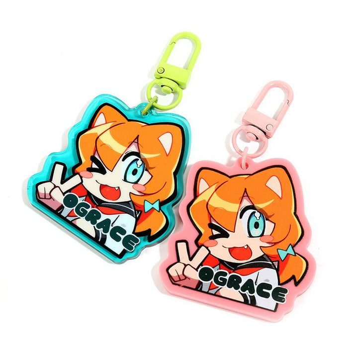 Custom Colored Acrylic Keychains - VOGRACE