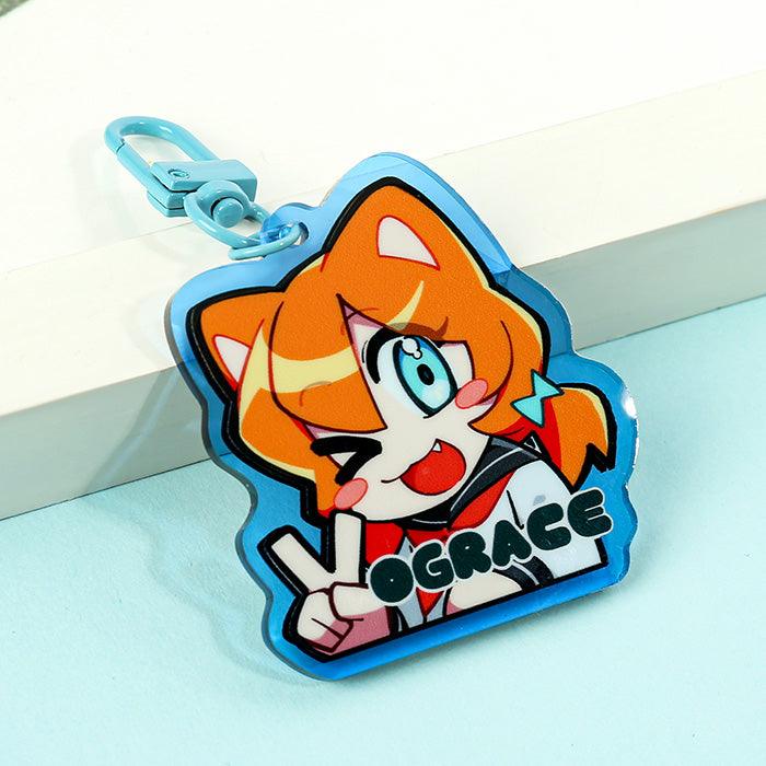 Custom Colored Acrylic Keychains - VOGRACE