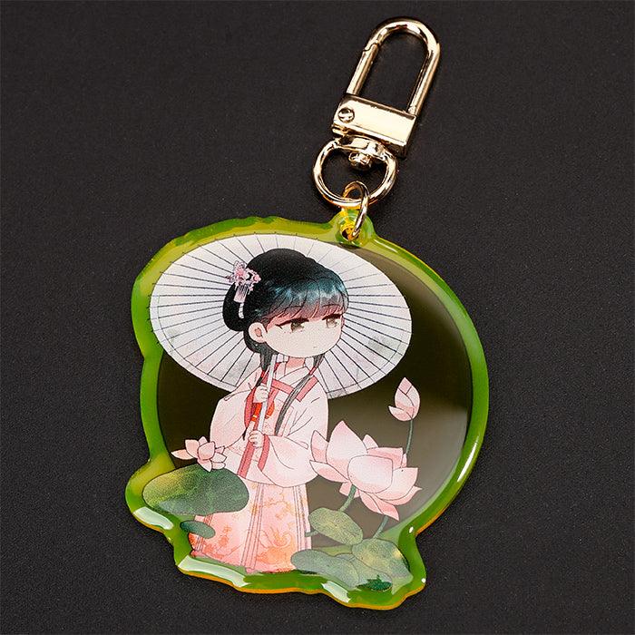 Custom Colored Epoxy Acrylic Keychains - VOGRACE