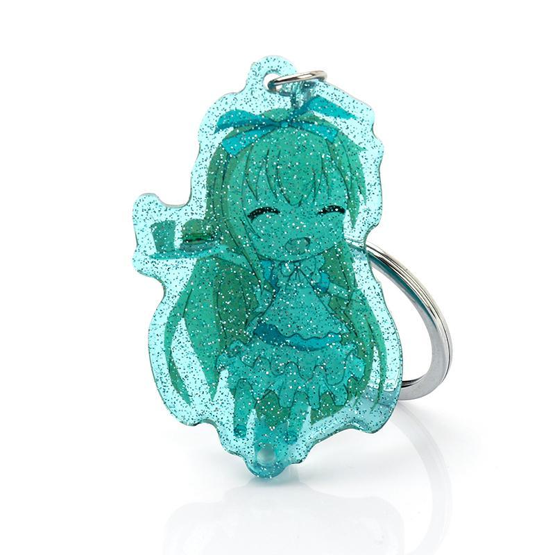 Custom Glitter Acrylic Keychain