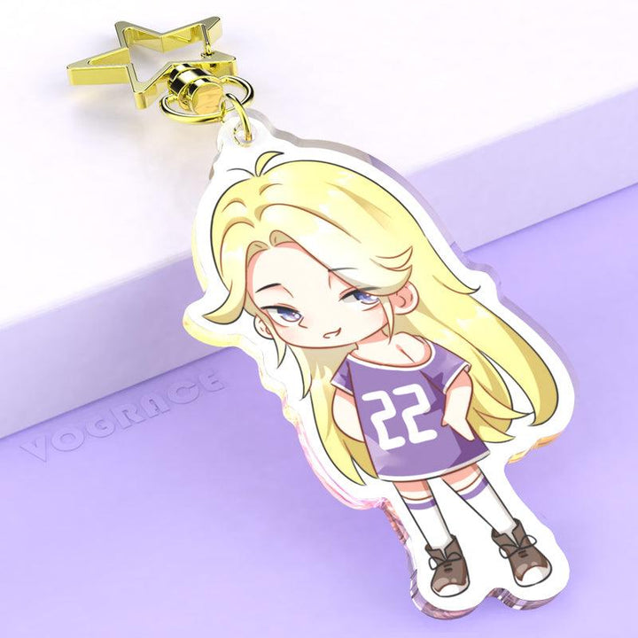 Custom Non Clear Acrylic Keychain