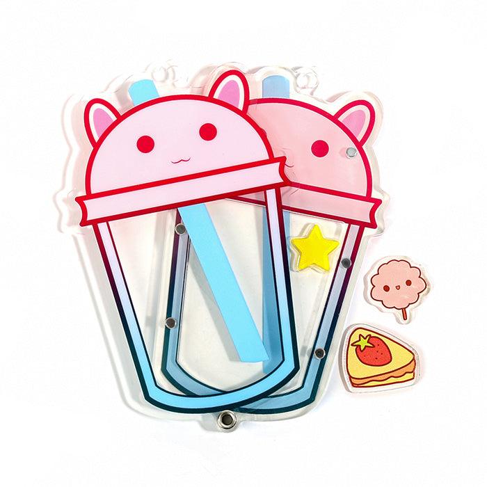 Custom Openable Replaceable Shaker Keychain - VOGRACE