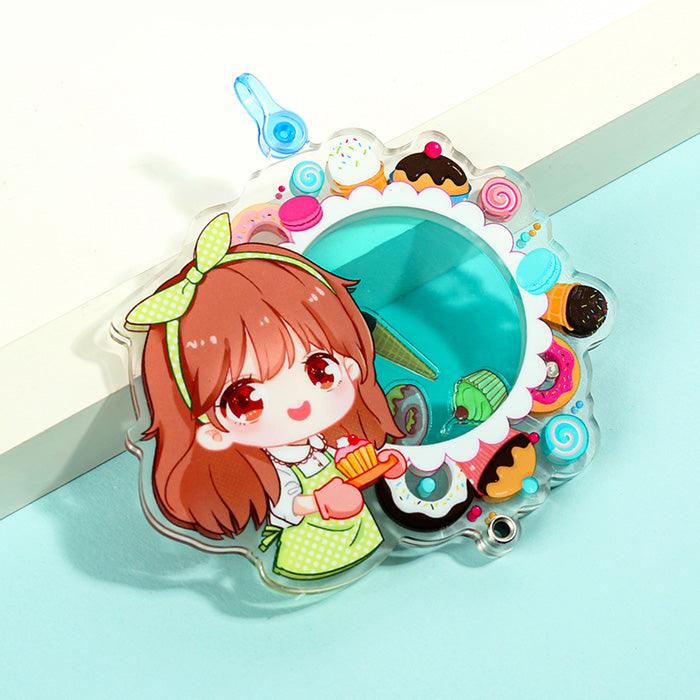 Custom Openable Replaceable Shaker Keychain - VOGRACE