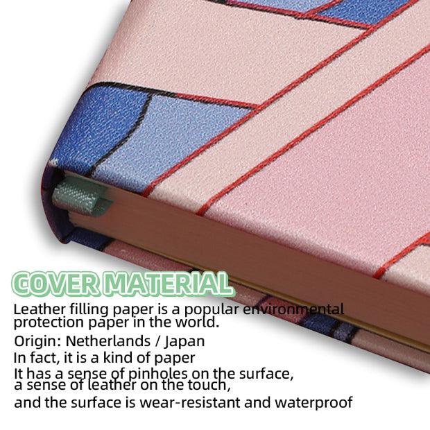 Custom Printed Leatherette Paper Notebooks - VOGRACE