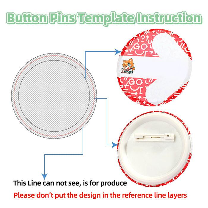 Custom Round Button Pins