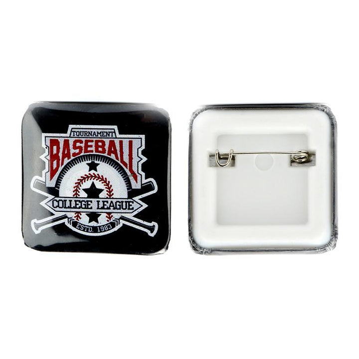 Custom Square Button Pins - VOGRACE