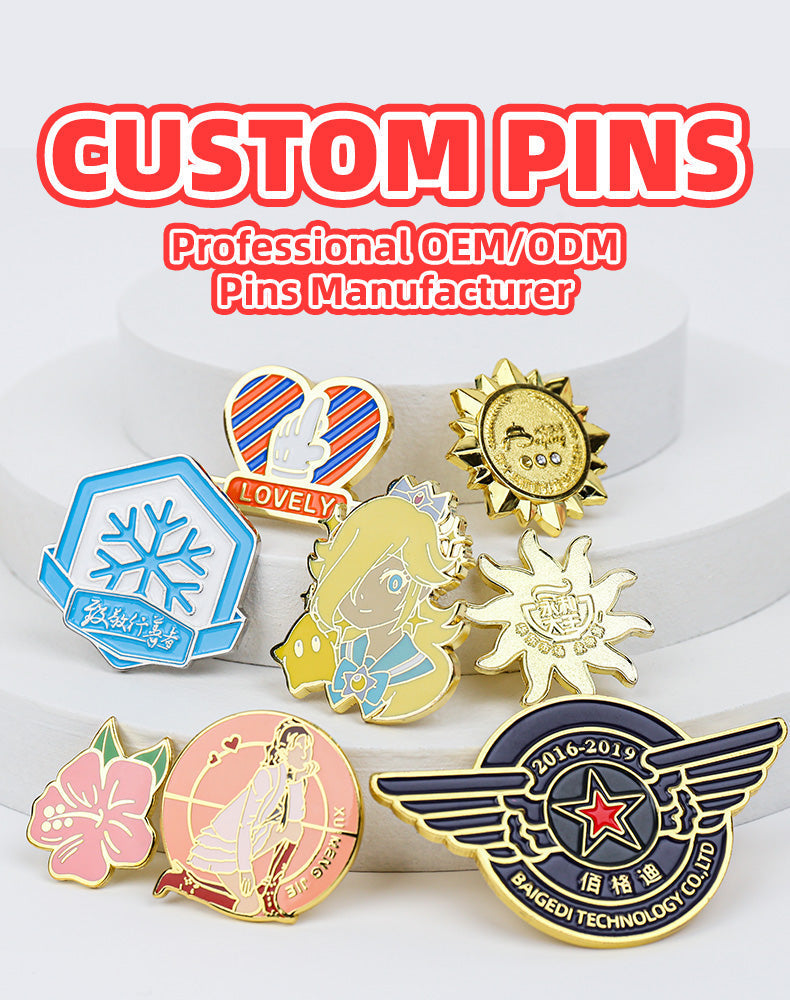 Enamel Metal Pins Now Start at Just 1 Piece at Vograce