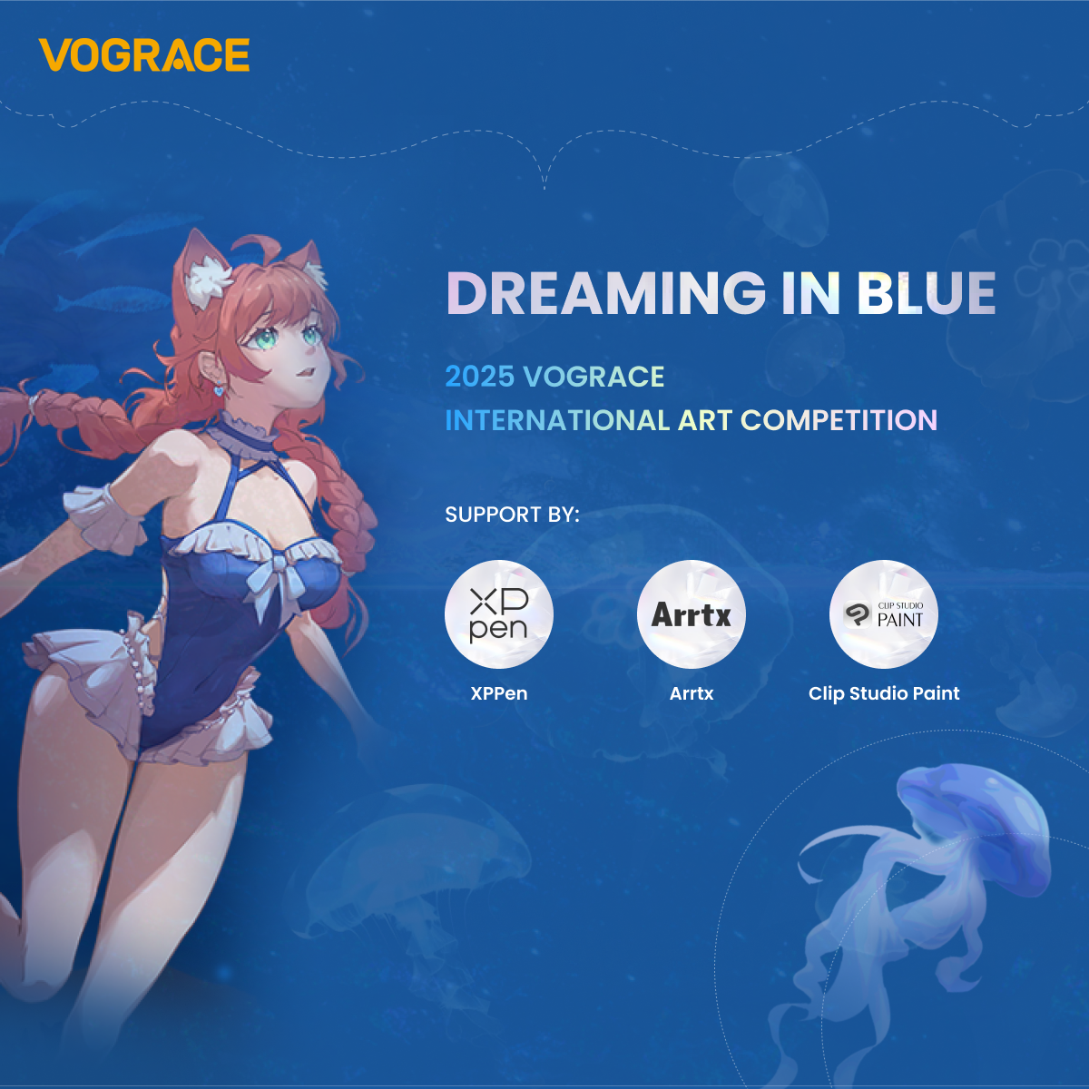 Vograce × Clip Studio Paint: Wo Kreativität auf Möglichkeiten trifft! 