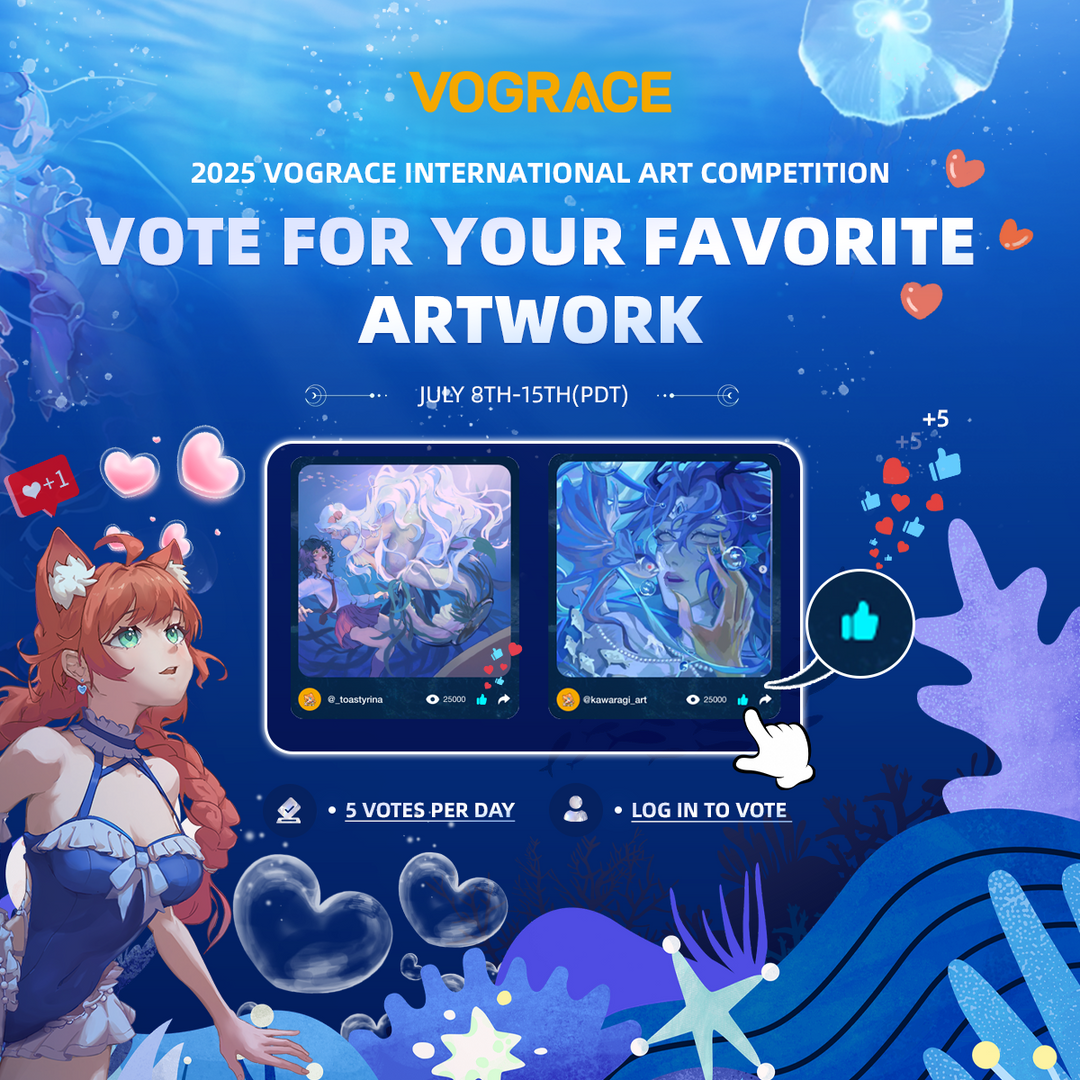 2025 Vograce International Art Competition: Start Voting Now! - VOGRACE