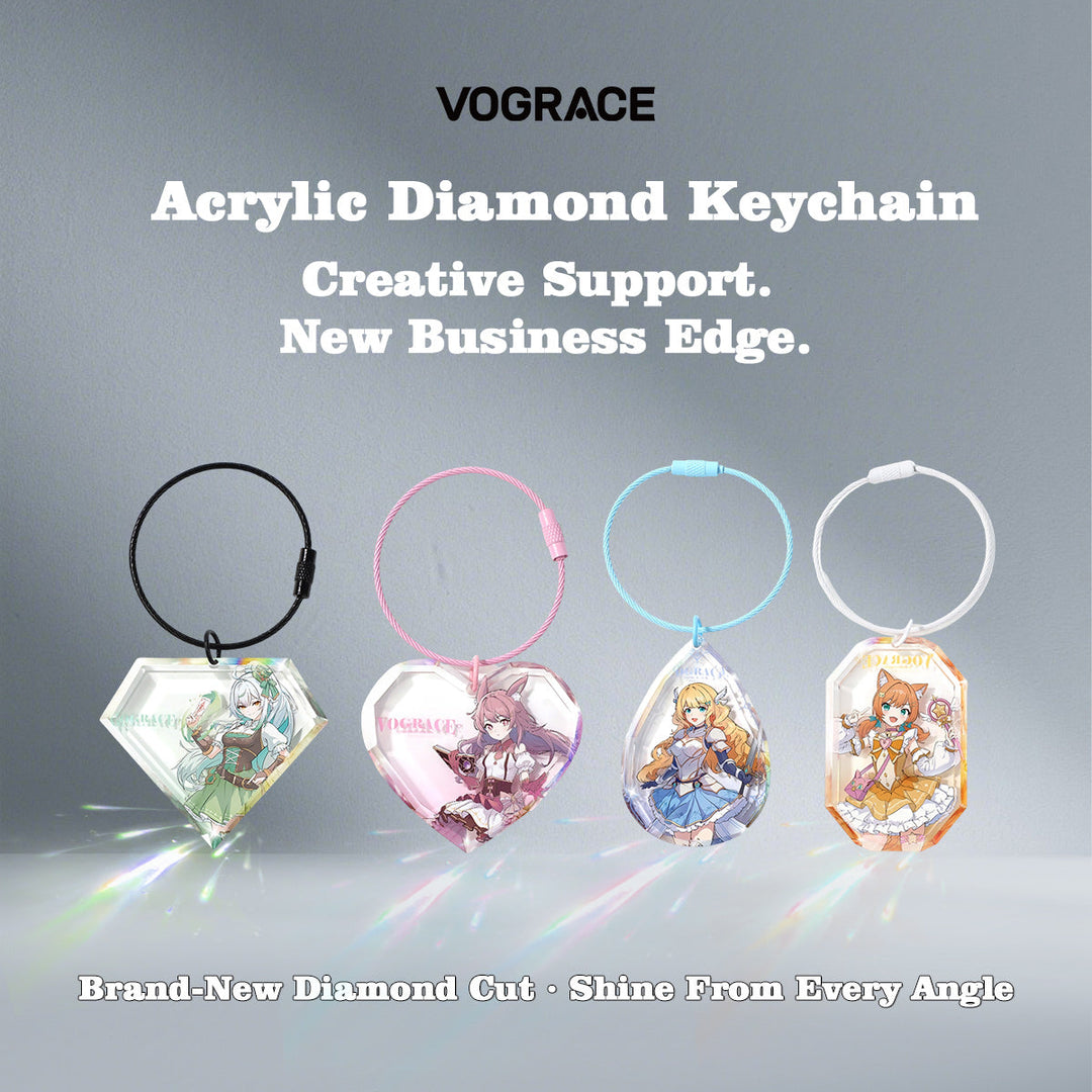 A Brilliant Breakthrough: Vograce Unveils the World’s First Sparkling Diamond Keychains