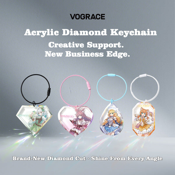 A Brilliant Breakthrough: Vograce Unveils the World’s First Sparkling Diamond Keychains