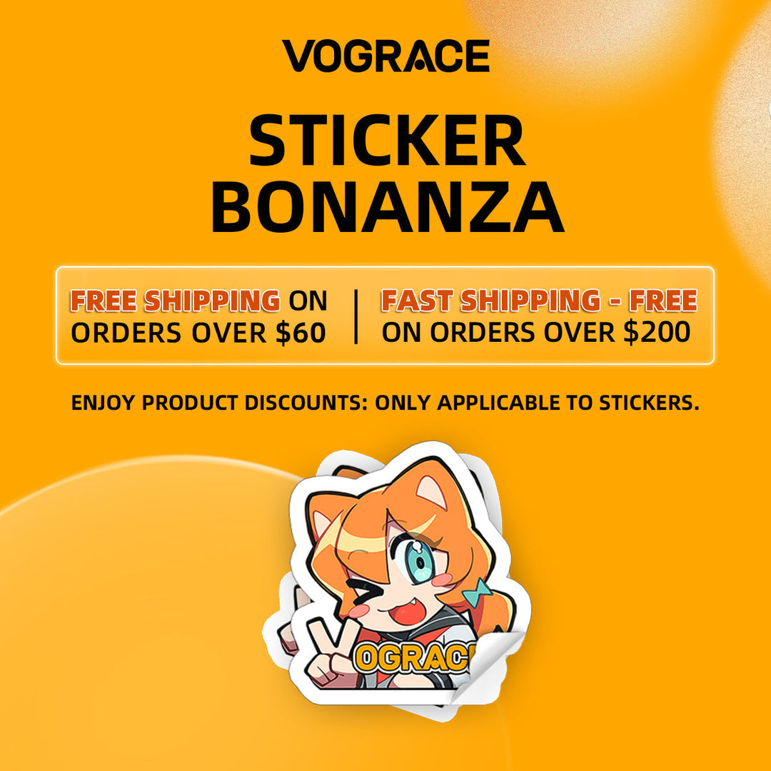 Who offers custom stickers with low minimum order quantities？ - VOGRACE