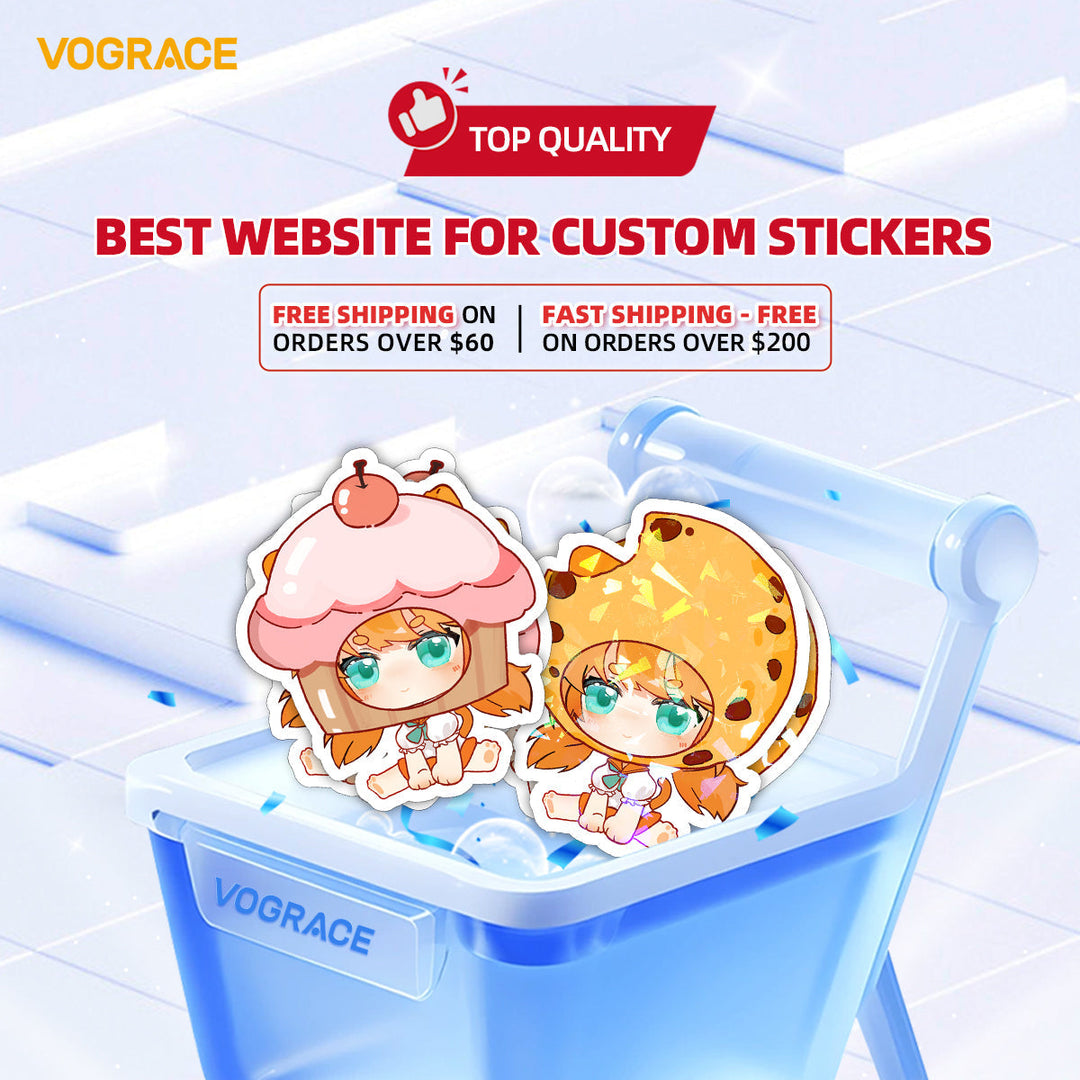 Best Website for Custom Stickers: Why Vograce Tops the List - VOGRACE