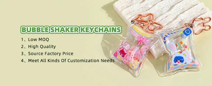 New Arrivals : Custom Bubble Shaker Pillows Candy Keychains - VOGRACE