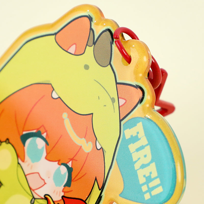 Discover Vograce Rounded Acrylic Keychains: Where Smooth Meets Sparkle