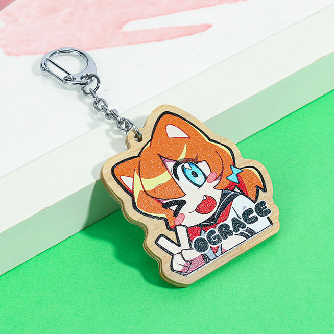 How can I personalise a wooden keyring for a special occasion? - VOGRACE