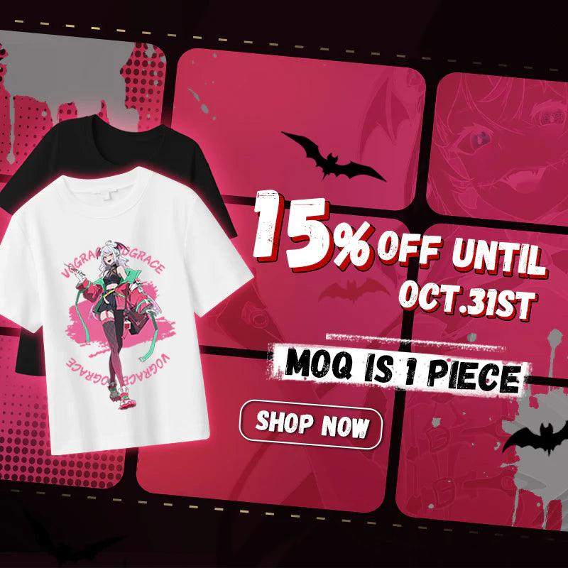 Executive Looks with Custom T-shirts Printing Customized Printing Cotton Crew Neck T-Shirt - VOGRACE