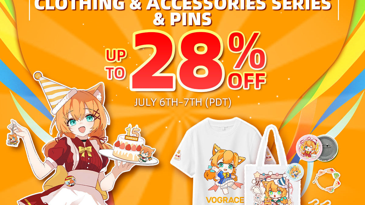 Vograce's 15th Anniversary Part 2: Customize Your Style with 28% Off! - VOGRACE