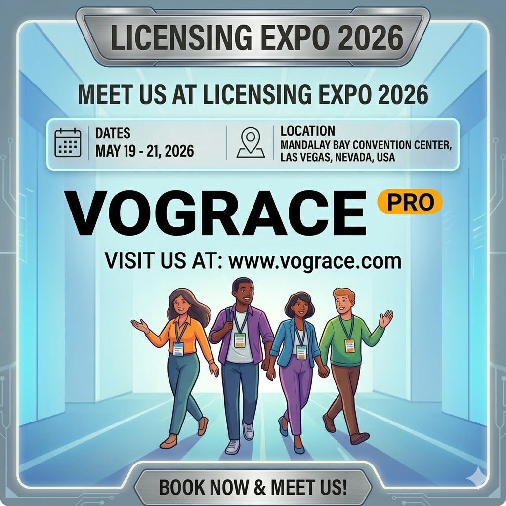 Bridging IP to Products — Vograce PRO to Join Licensing Expo 2026 - VOGRACE