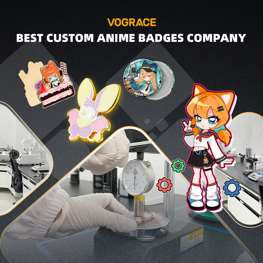 Which Company Makes the Best Custom Anime Badges?