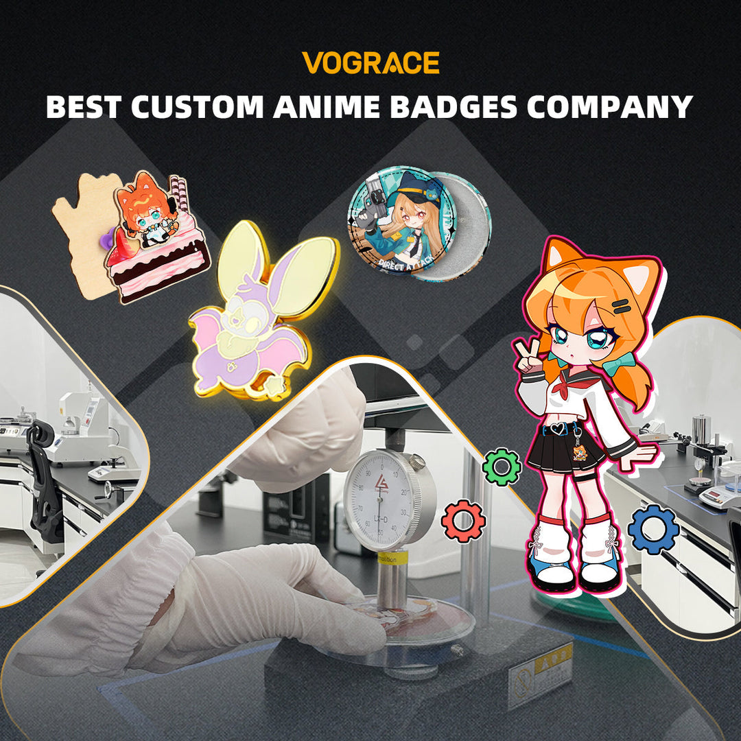 Which Company Makes the Best Custom Anime Badges? - VOGRACE