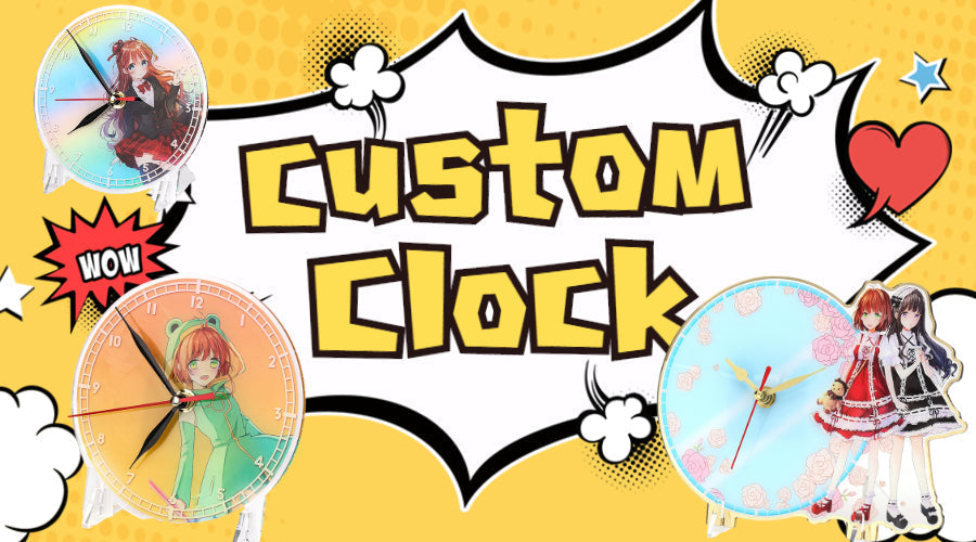 Custom Clock-Noticed by your Favorite - VOGRACE