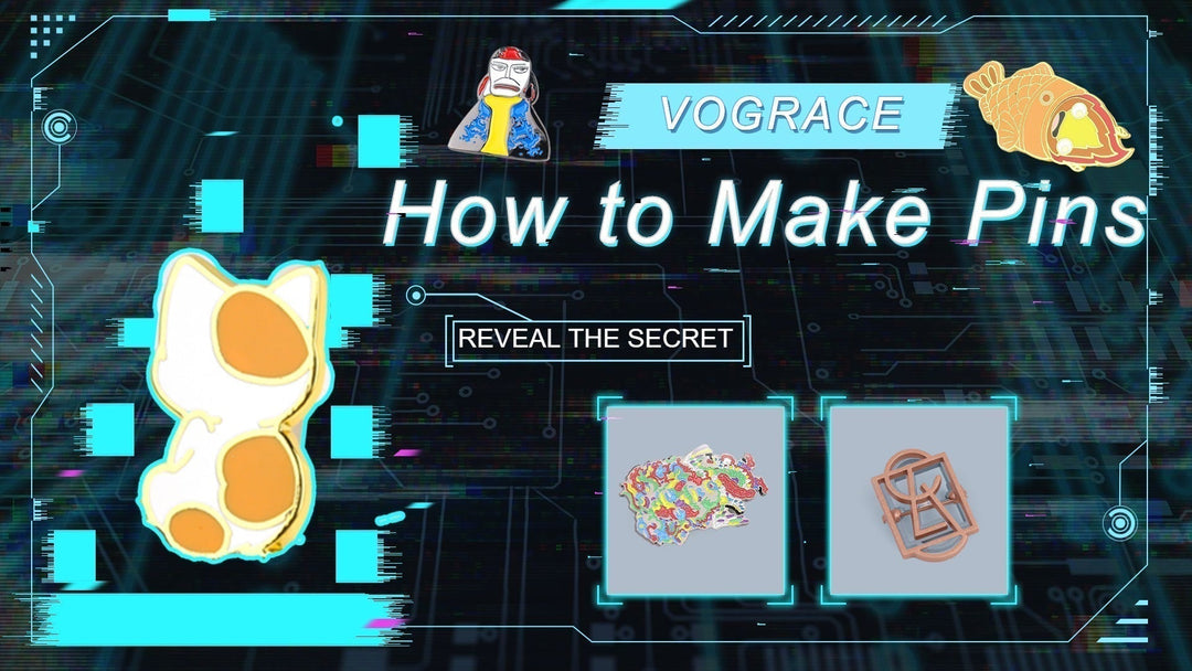 How much are Custom Pins? - VOGRACE