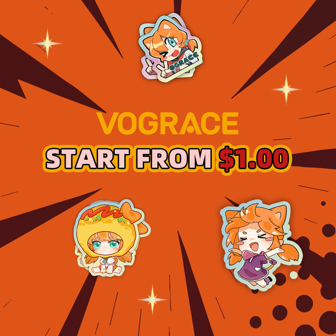 Custom Holographic Stickers - VOGRACE