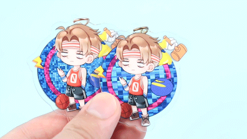Glitter Holo Charms custom instruction - VOGRACE