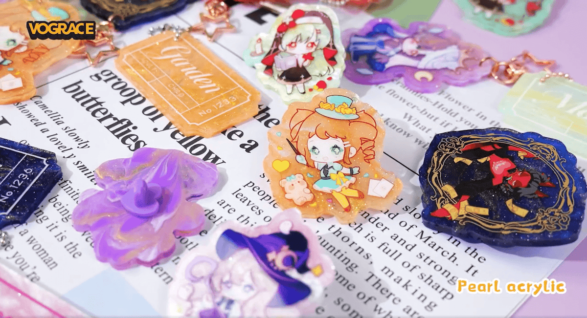Vograce’s New Custom Pearl Acrylic Keychains Collection - VOGRACE