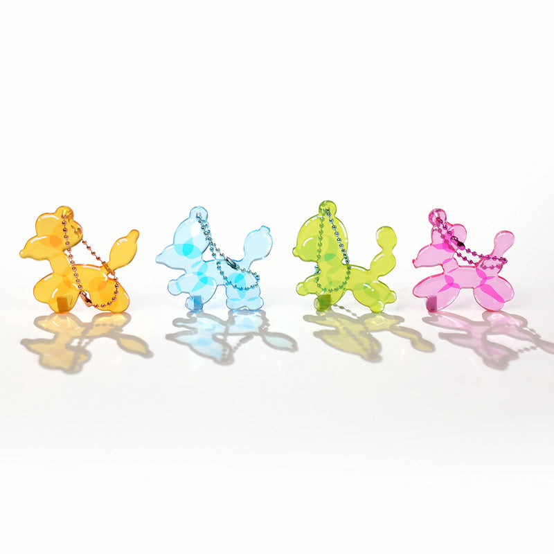 Individuelle abgerundete Schlüsselanhänger aus klarem Acryl