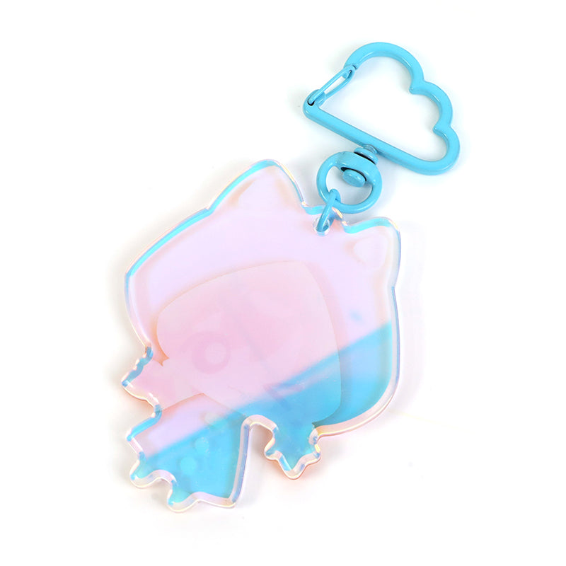 Custom Rainbow Acrylic Rounding Keychains