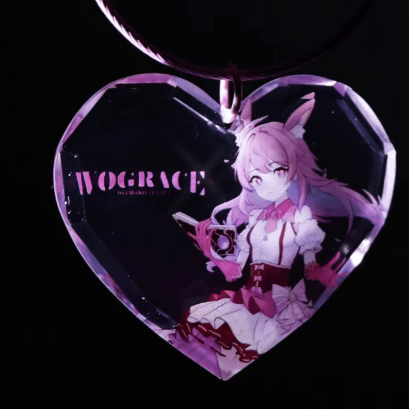 Custom Acrylic Diamond Keychain
