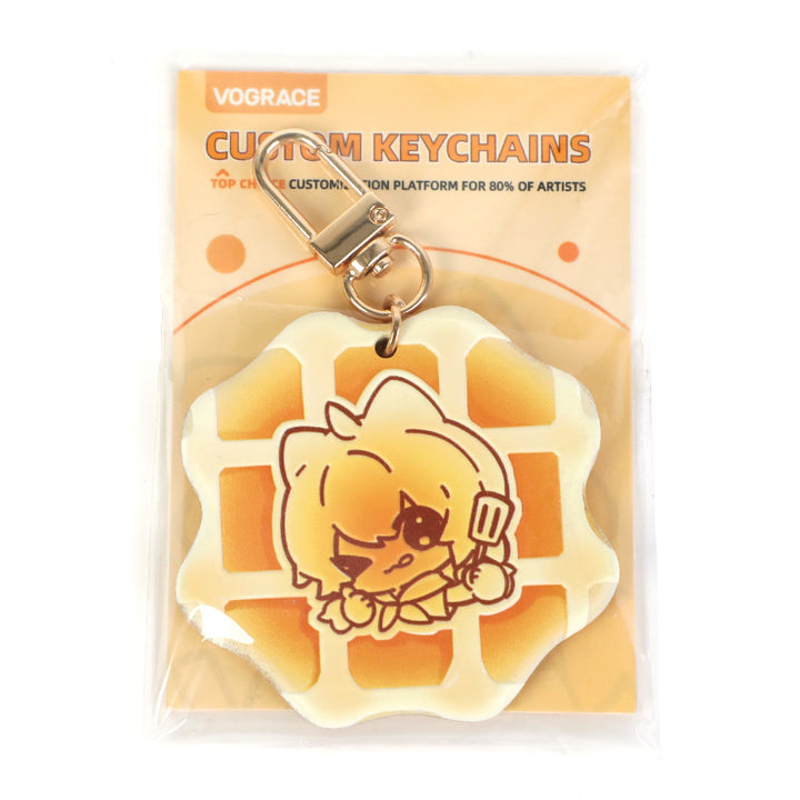 Custom 3D Beechwood Keychains