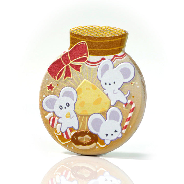 Custom 3D Beechwood Pins