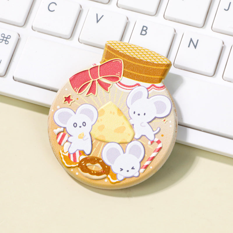 Custom 3D Beechwood Pins