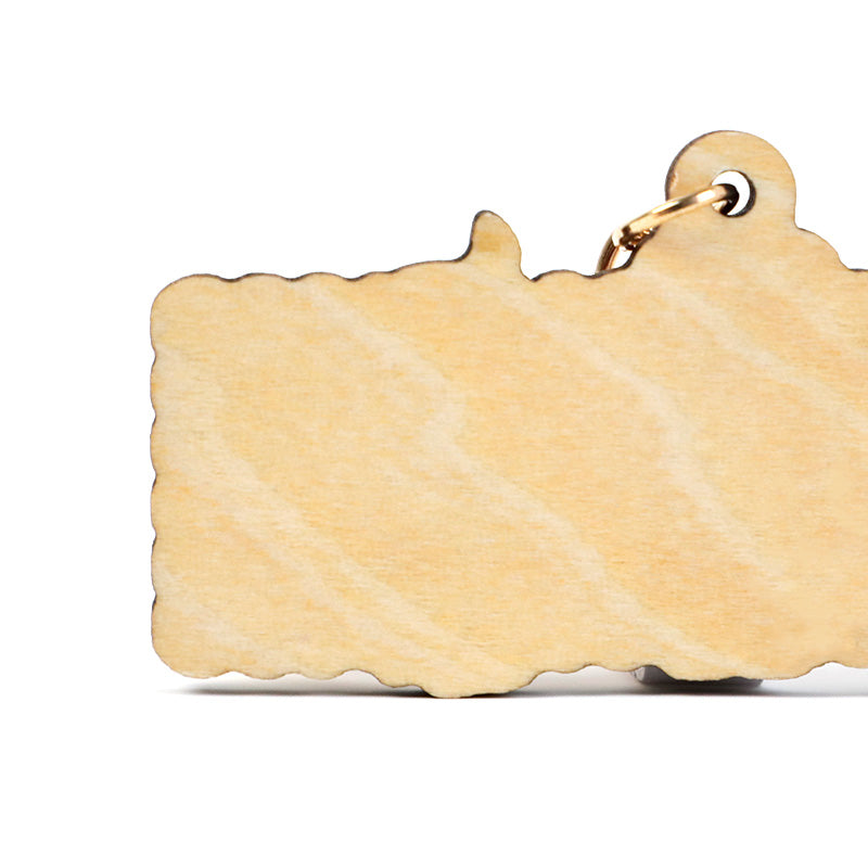 Custom 4mm Basswood Keychains