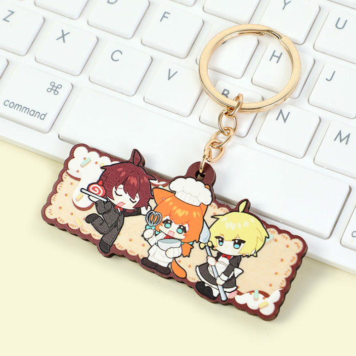 Custom 4mm Basswood Keychains