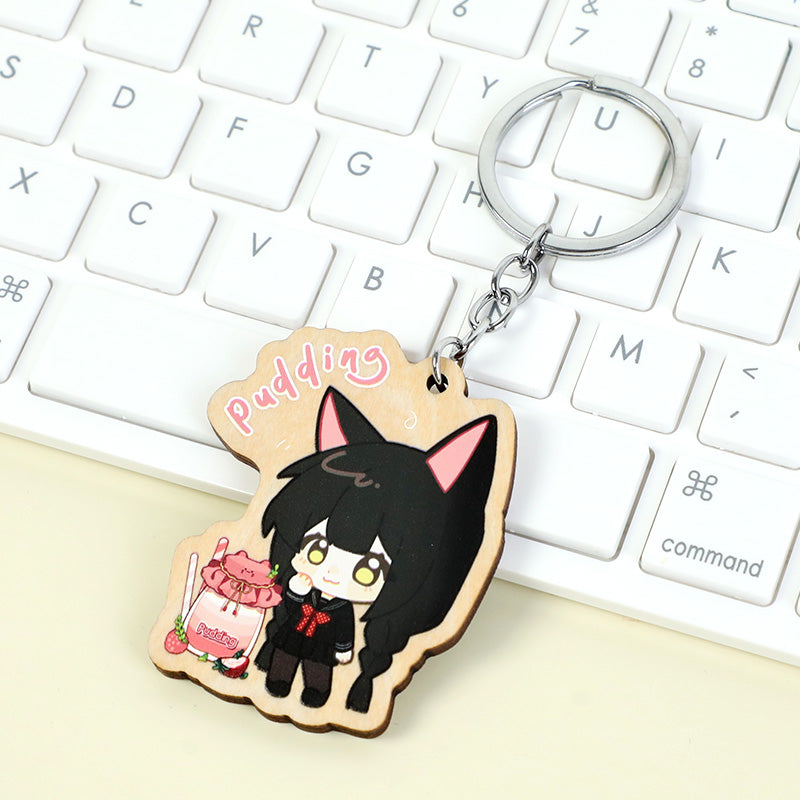 Custom 4mm Basswood Keychains