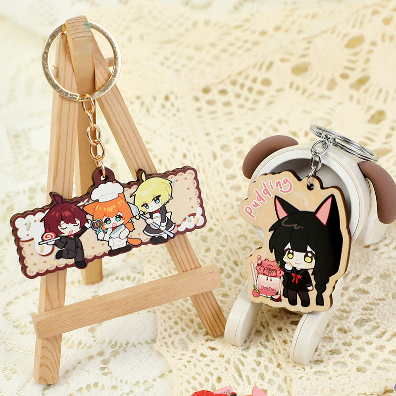 Custom 4mm Basswood Keychains