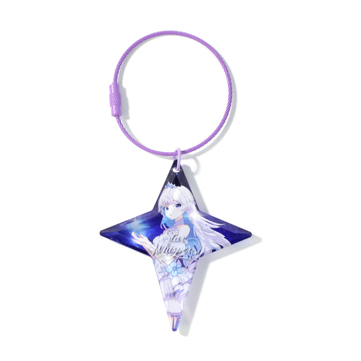 Personalisierter Acryl-Diamant-Schlüsselanhänger