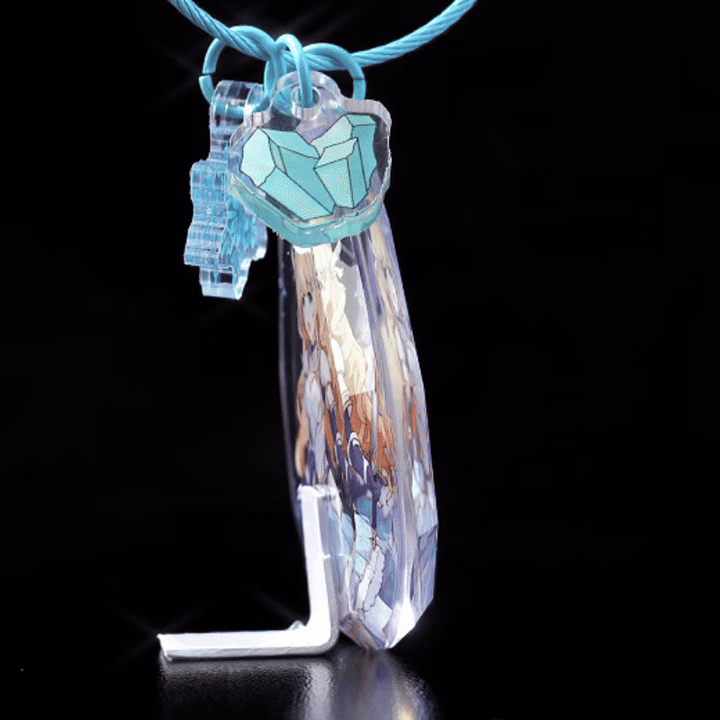 Personalisierter Acryl-Diamant-Schlüsselanhänger