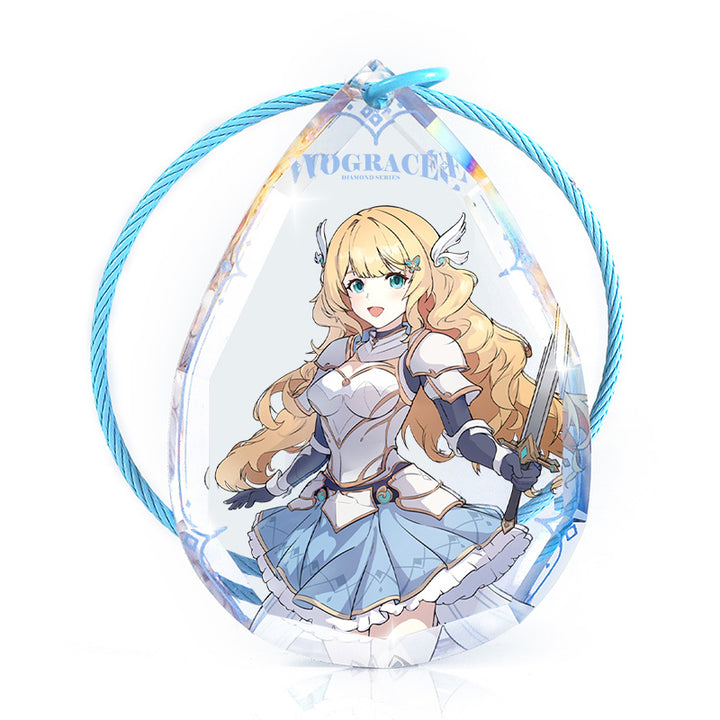 Custom Acrylic Diamond Keychain