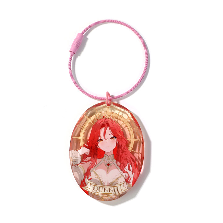 Personalisierter Acryl-Diamant-Schlüsselanhänger