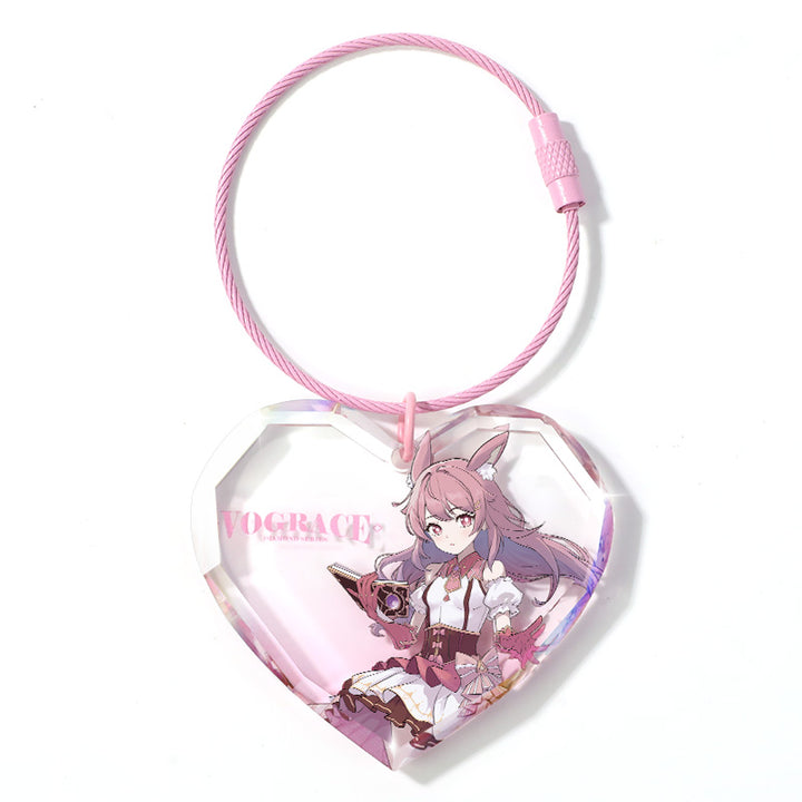 Custom Acrylic Diamond Keychain