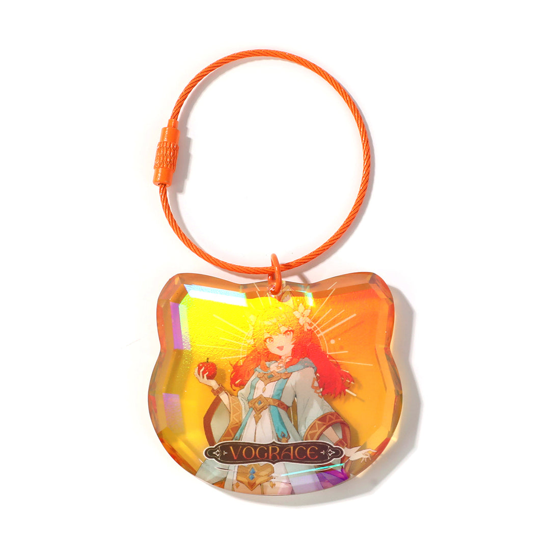 Personalisierter Acryl-Diamant-Schlüsselanhänger