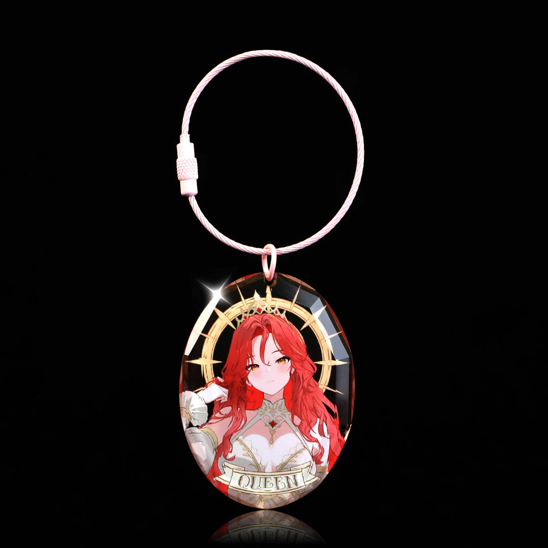 カスタムアクリルダイヤモンドキーホルダー 