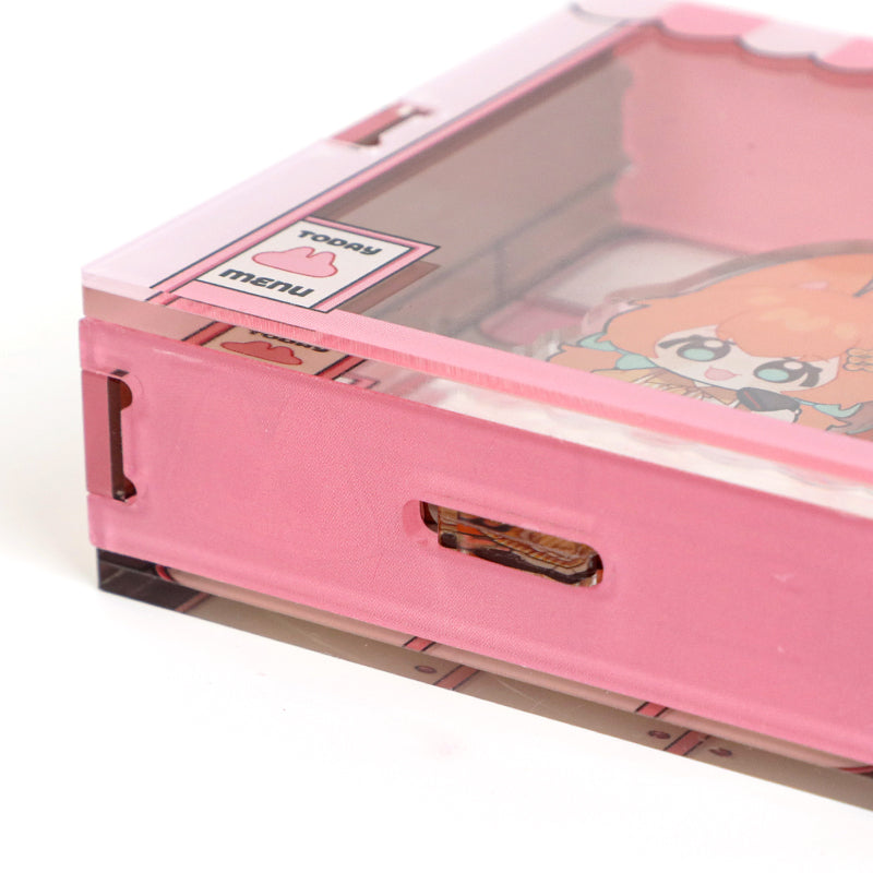 Vitrine en acrylique personnalisée 