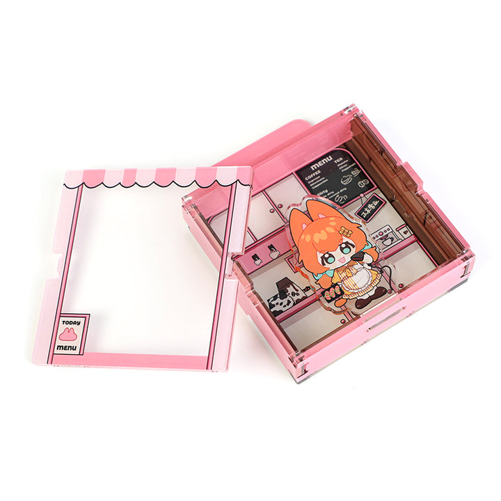 Vitrine en acrylique personnalisée 