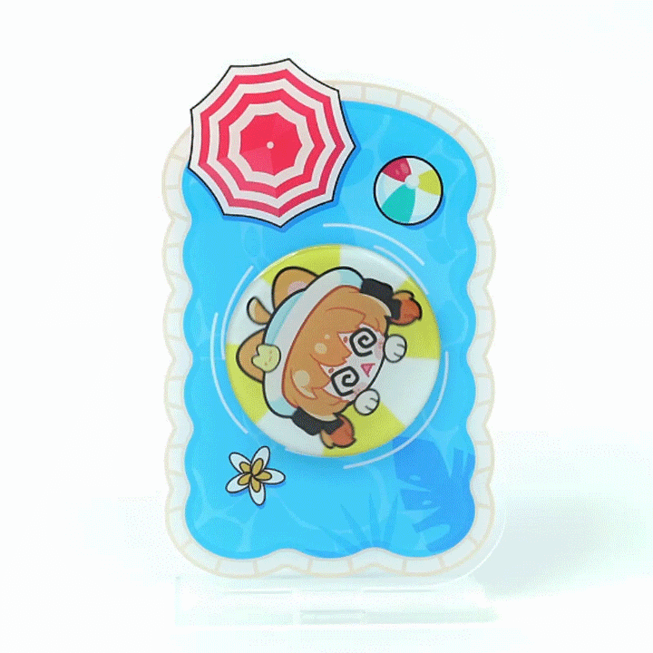 Custom Acrylic Spinning Standees - VOGRACE